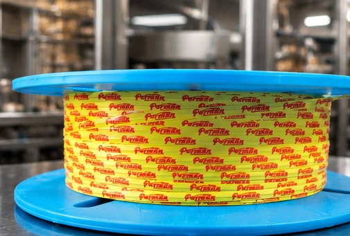 Cinta atadora impresa MULTIPACK en carrete