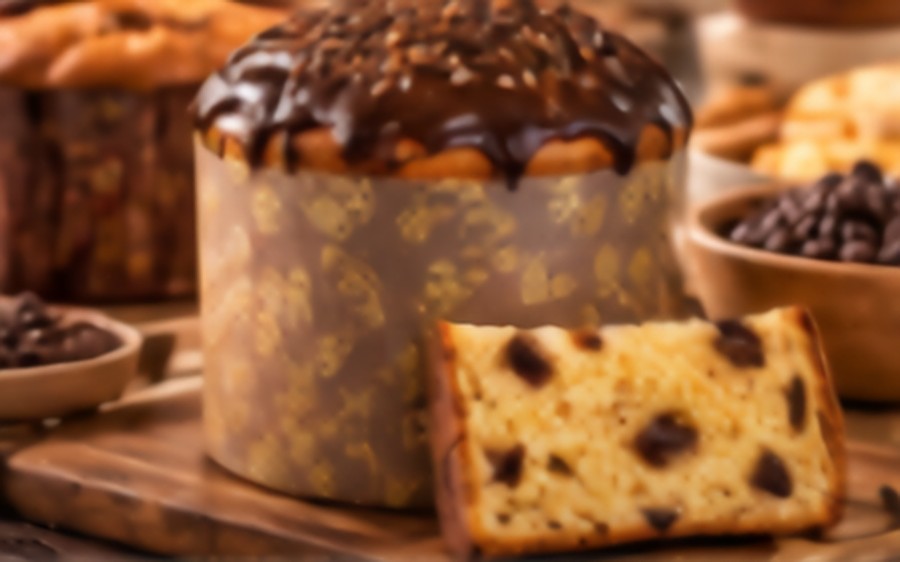 Panetón en molde de papel horneable